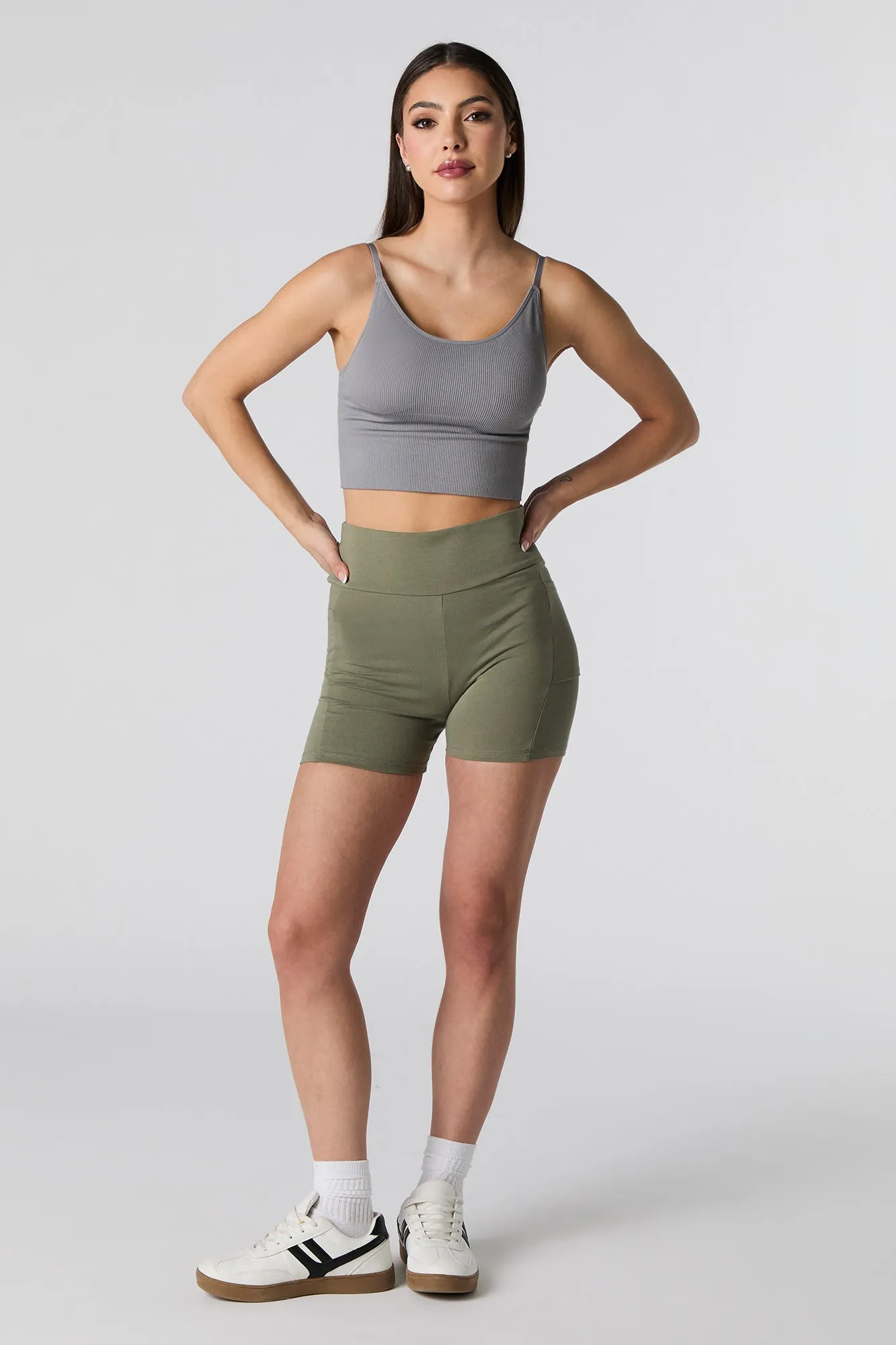 Pocketed Biker Short