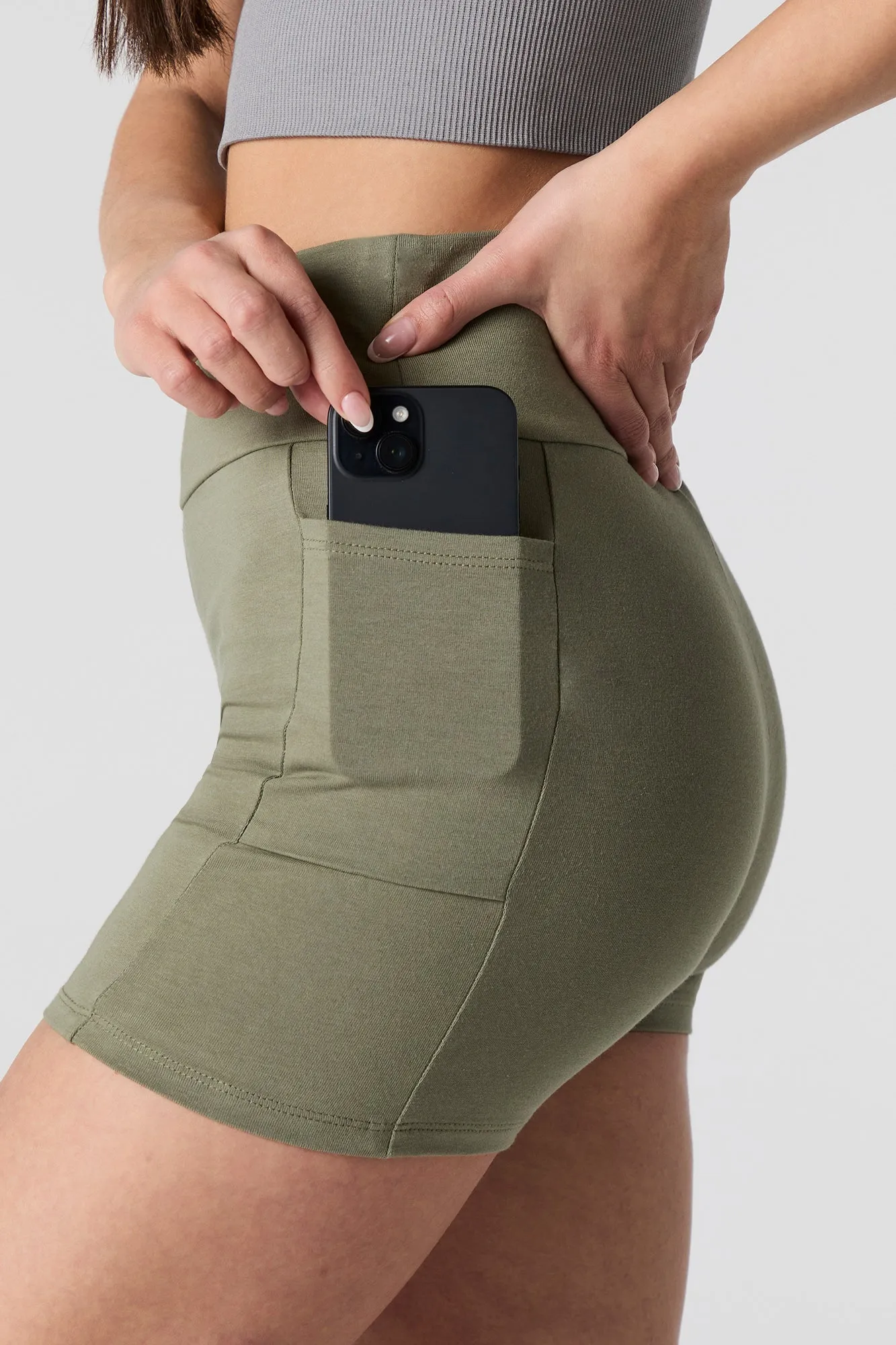 Pocketed Biker Short