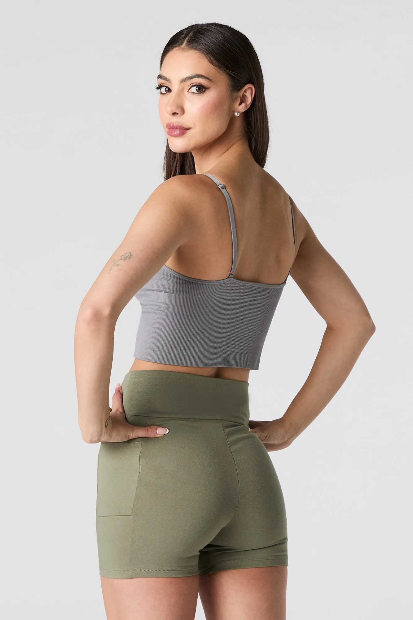 Pocketed Biker Short