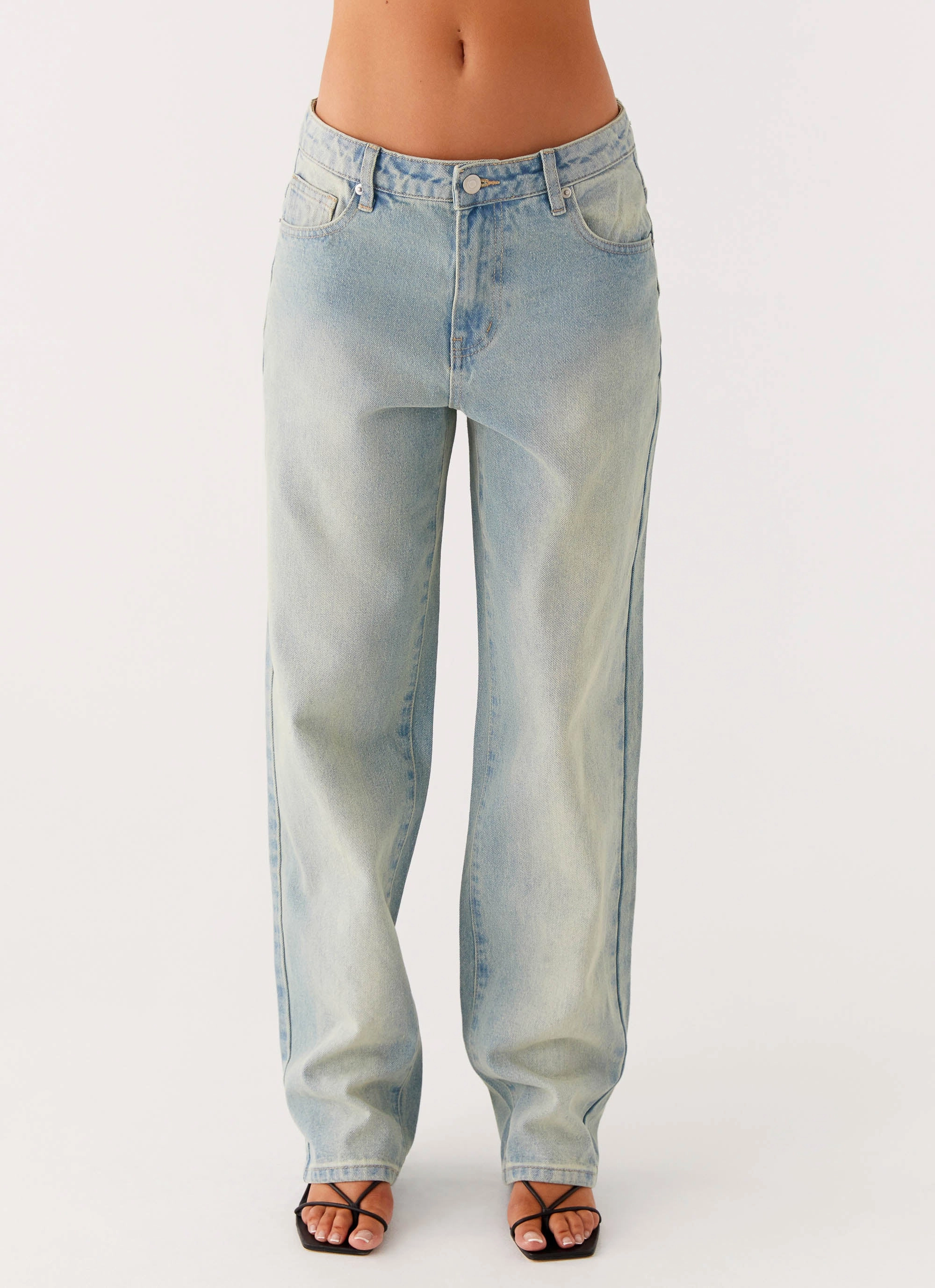 Poppy Low Rise Jeans - Vintage Denim