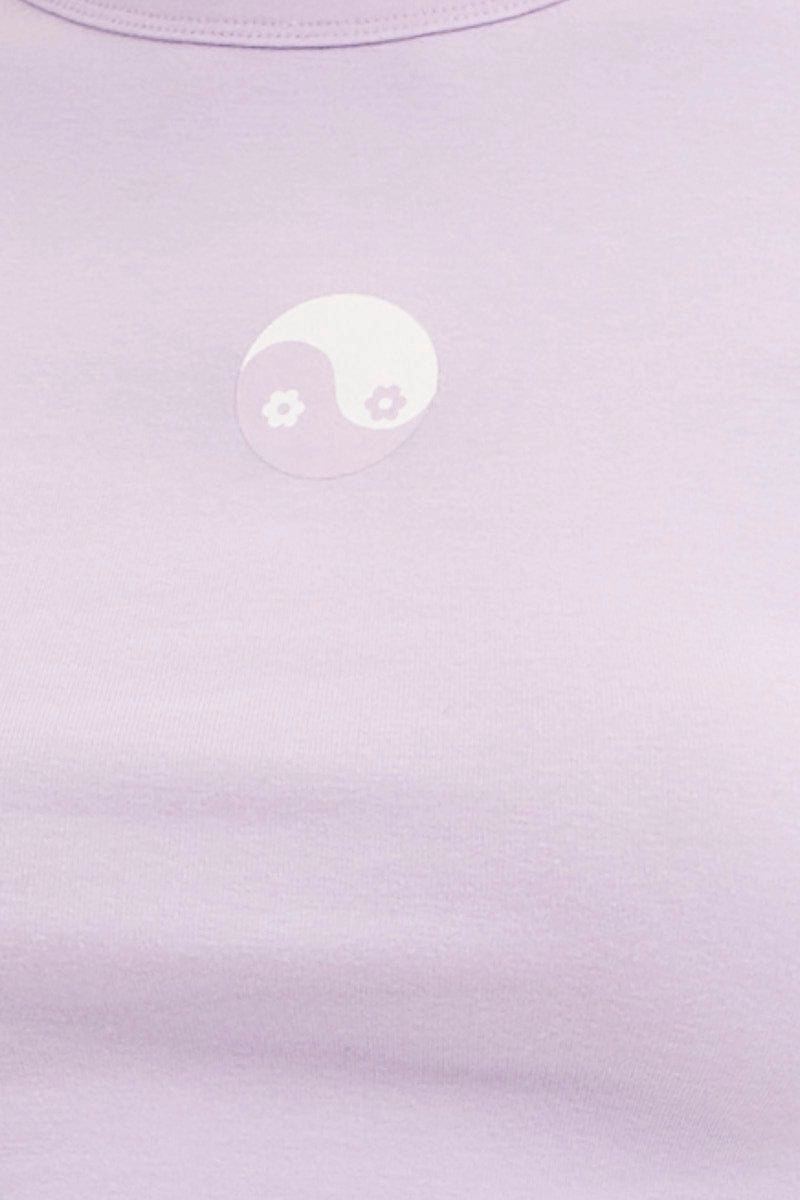 Purple Yin Yang Baby Tee