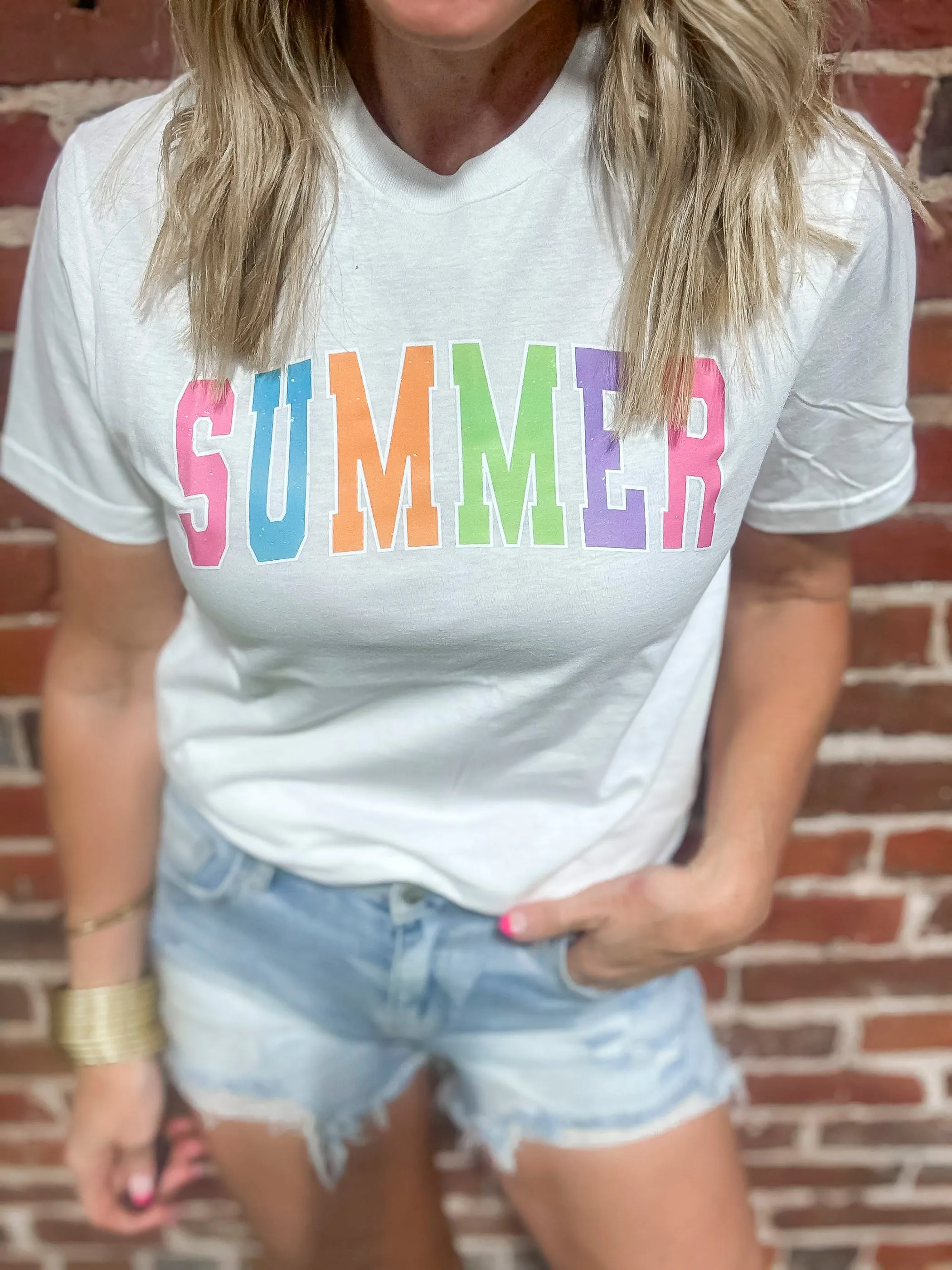 Rainbow SUMMER Graphic T-shirt
