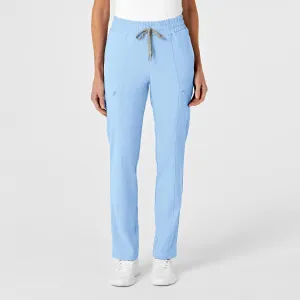 RENEW Womens High Waist Slim Leg Scrub Pant