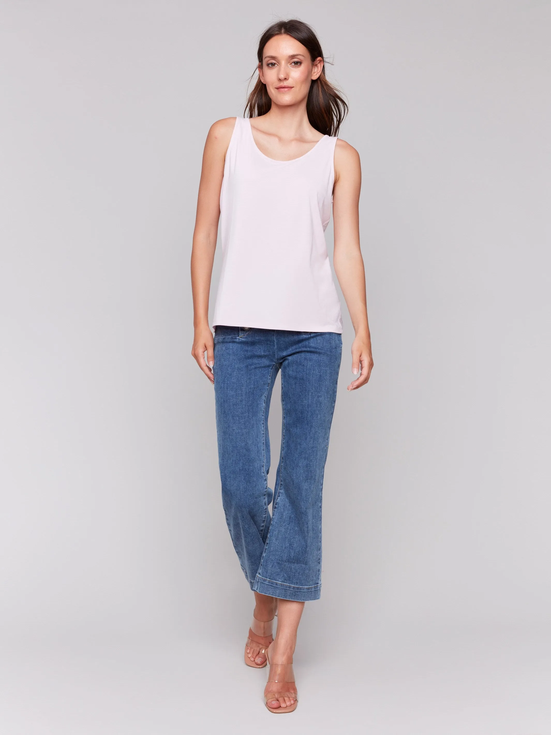 Reversible Bamboo Cami - Petal