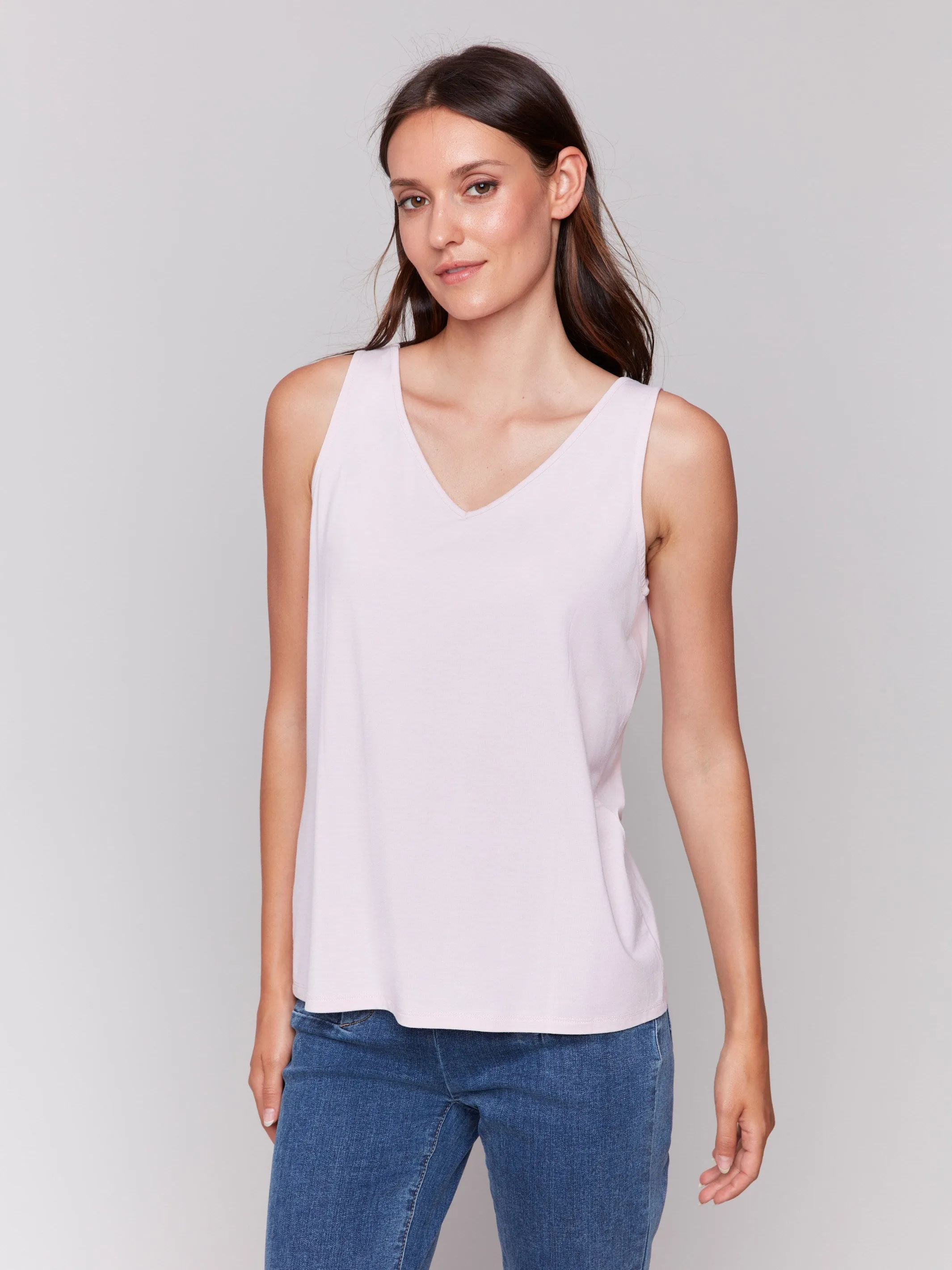 Reversible Bamboo Cami - Petal
