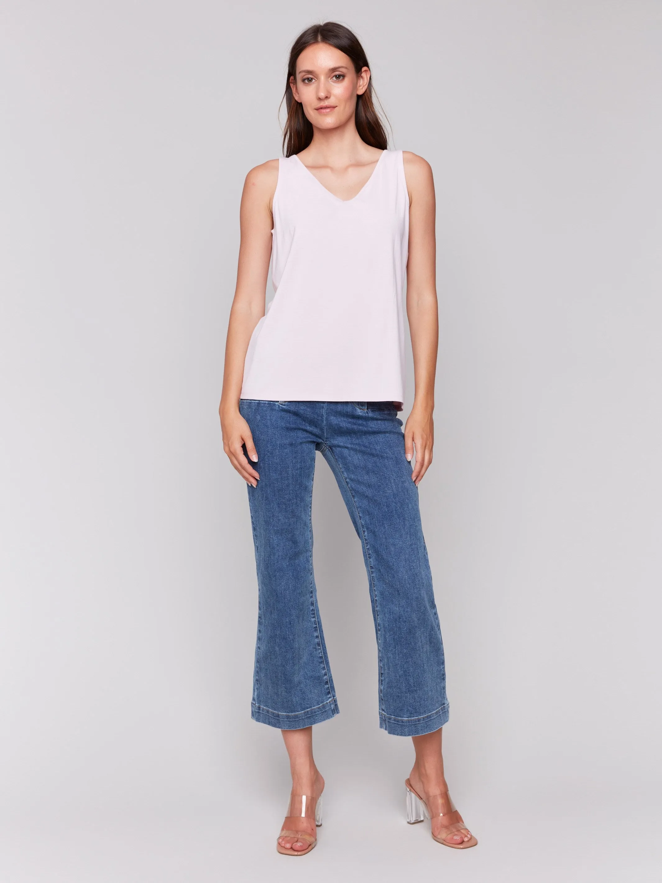 Reversible Bamboo Cami - Petal