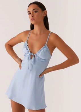 Richie Mini Dress - Blue