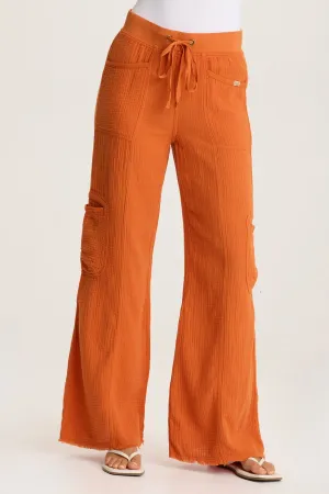 Rizal Gauze Pocket Flare Pant