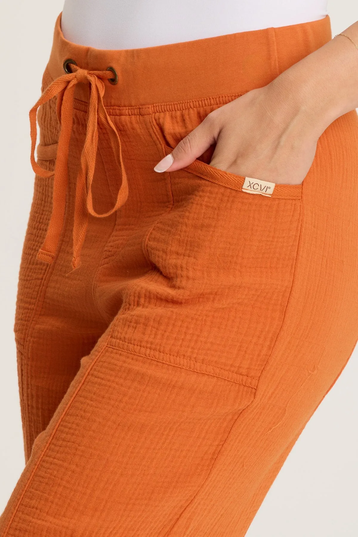 Rizal Gauze Pocket Flare Pant