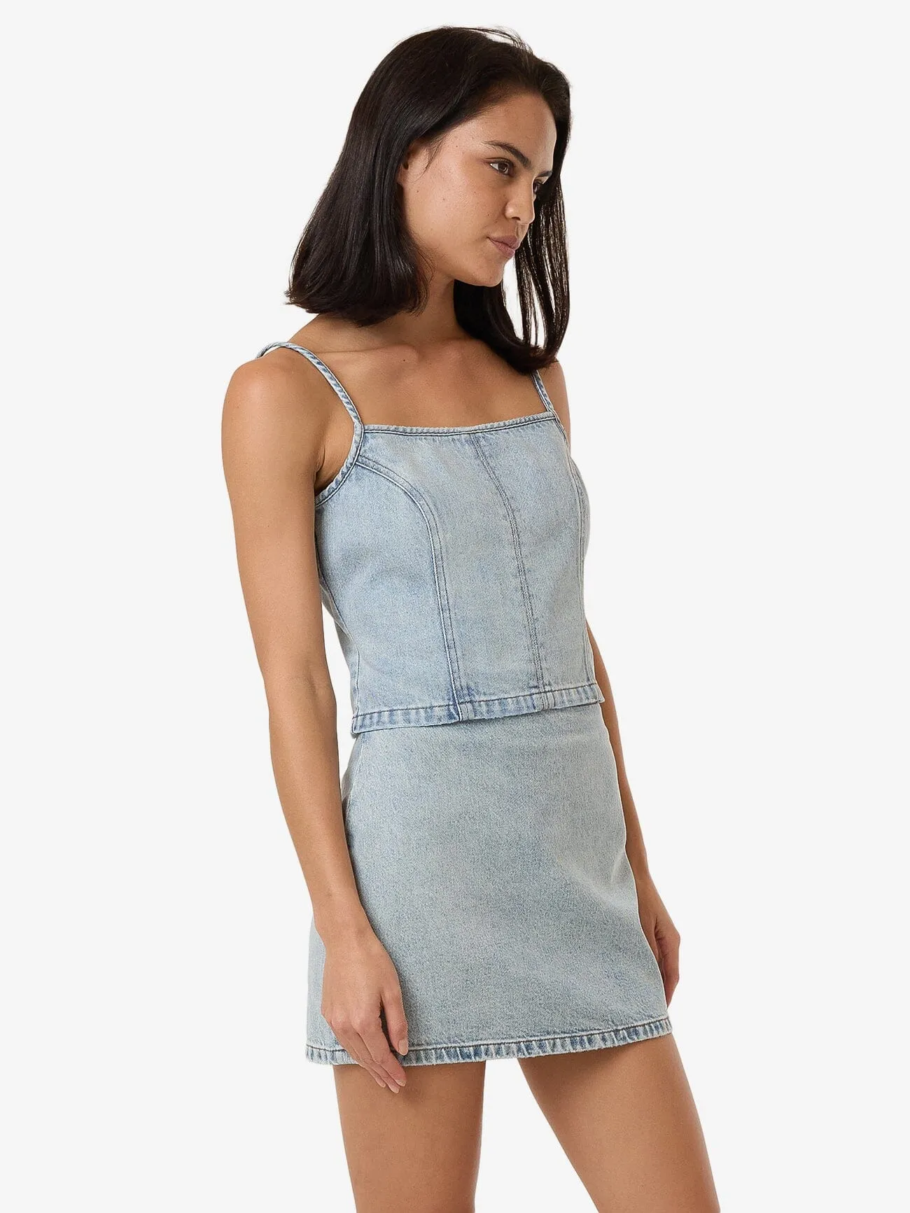 Rory Denim Top - Tainted Blue