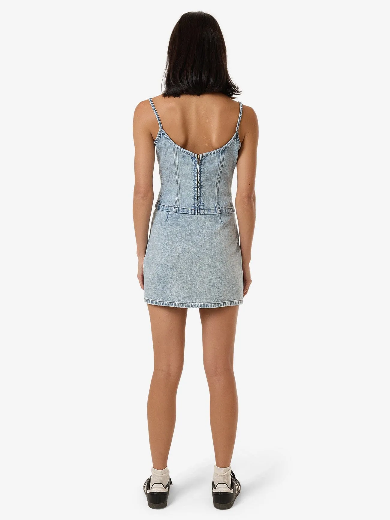 Rory Denim Top - Tainted Blue