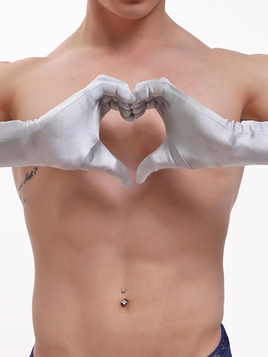 Satin Opera Length Gloves