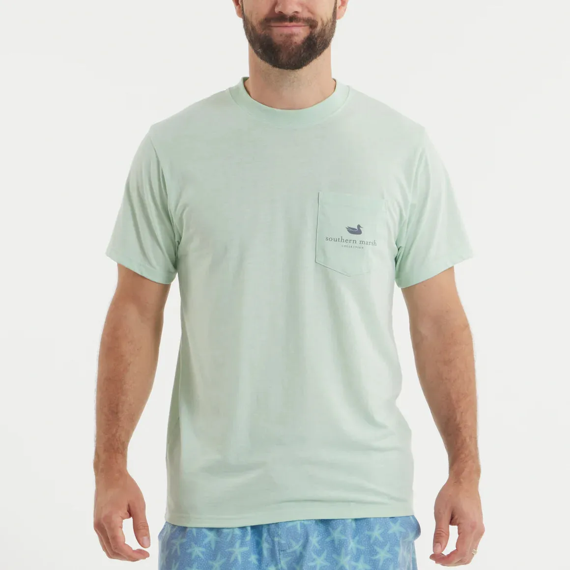 Southern Marsh SEAWASH Tee - Retro Redfish