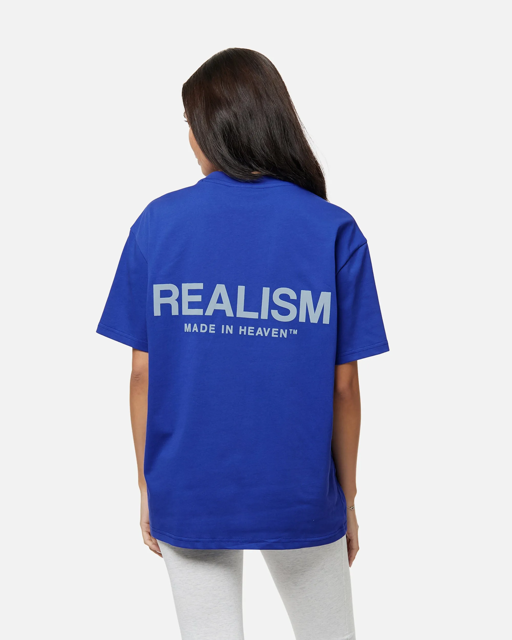 SSS REALISM HEAVEN LOGO TEE ULTRAMARINE