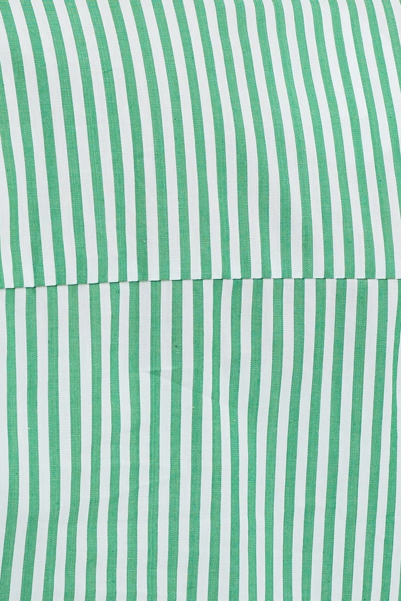 Stripe Mini Shorts High Rise