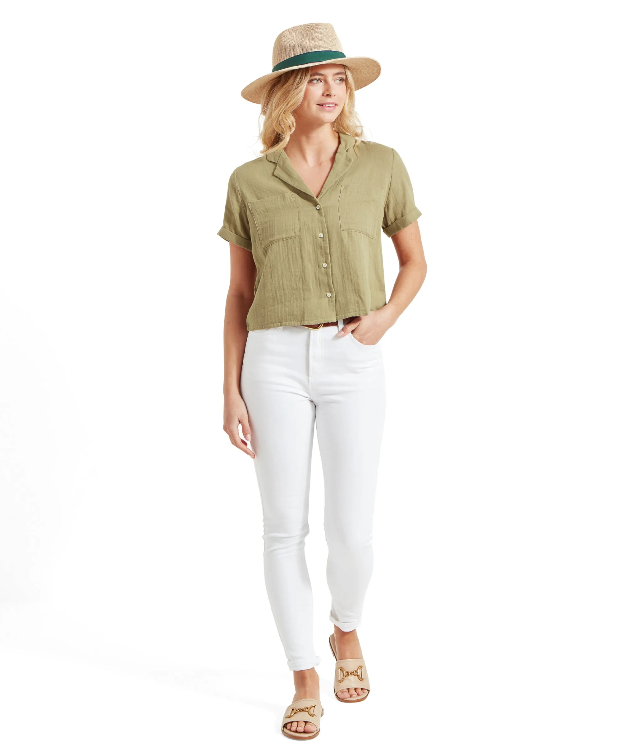 Summerfield Shirt - Light Khaki Green