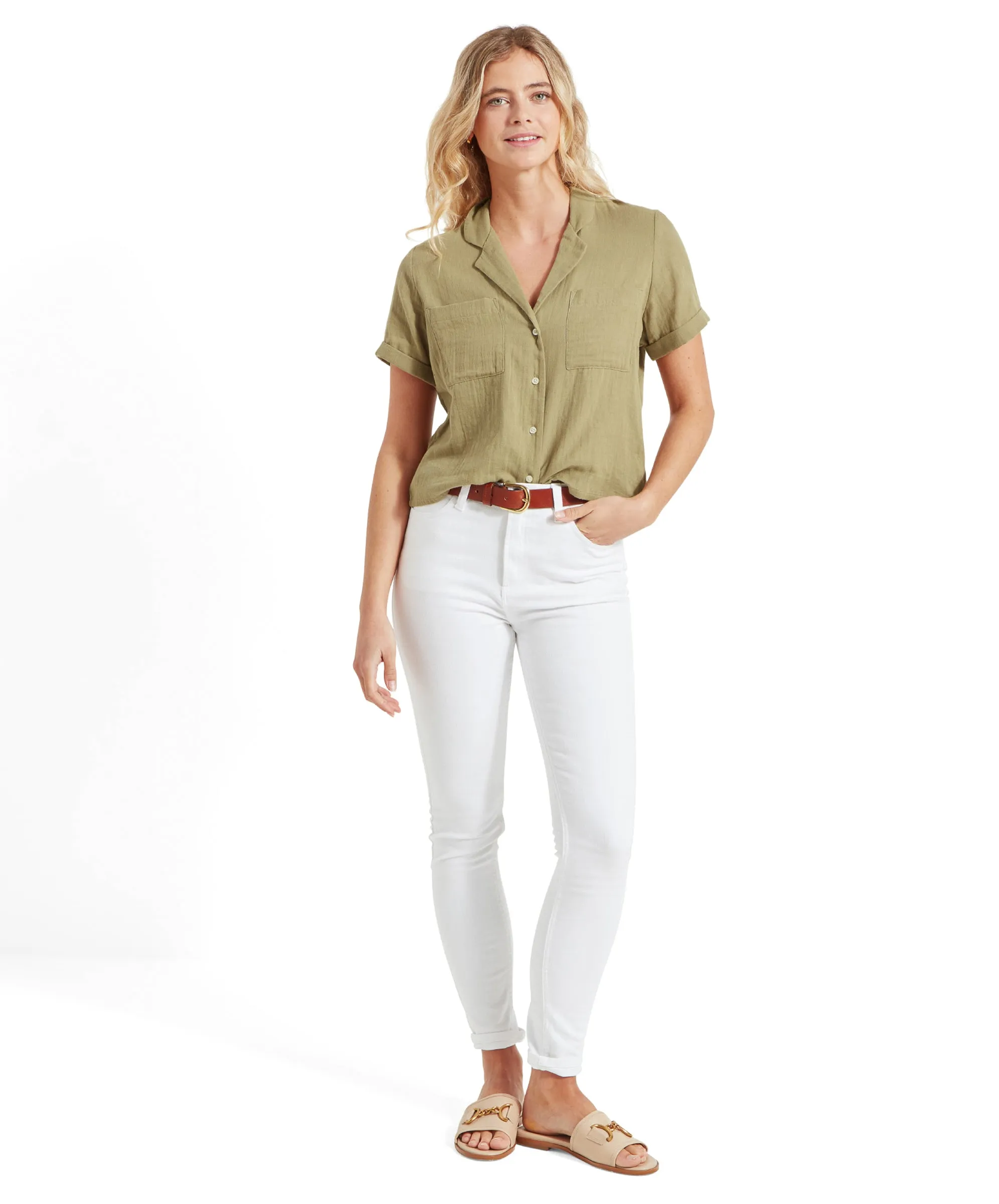 Summerfield Shirt - Light Khaki Green
