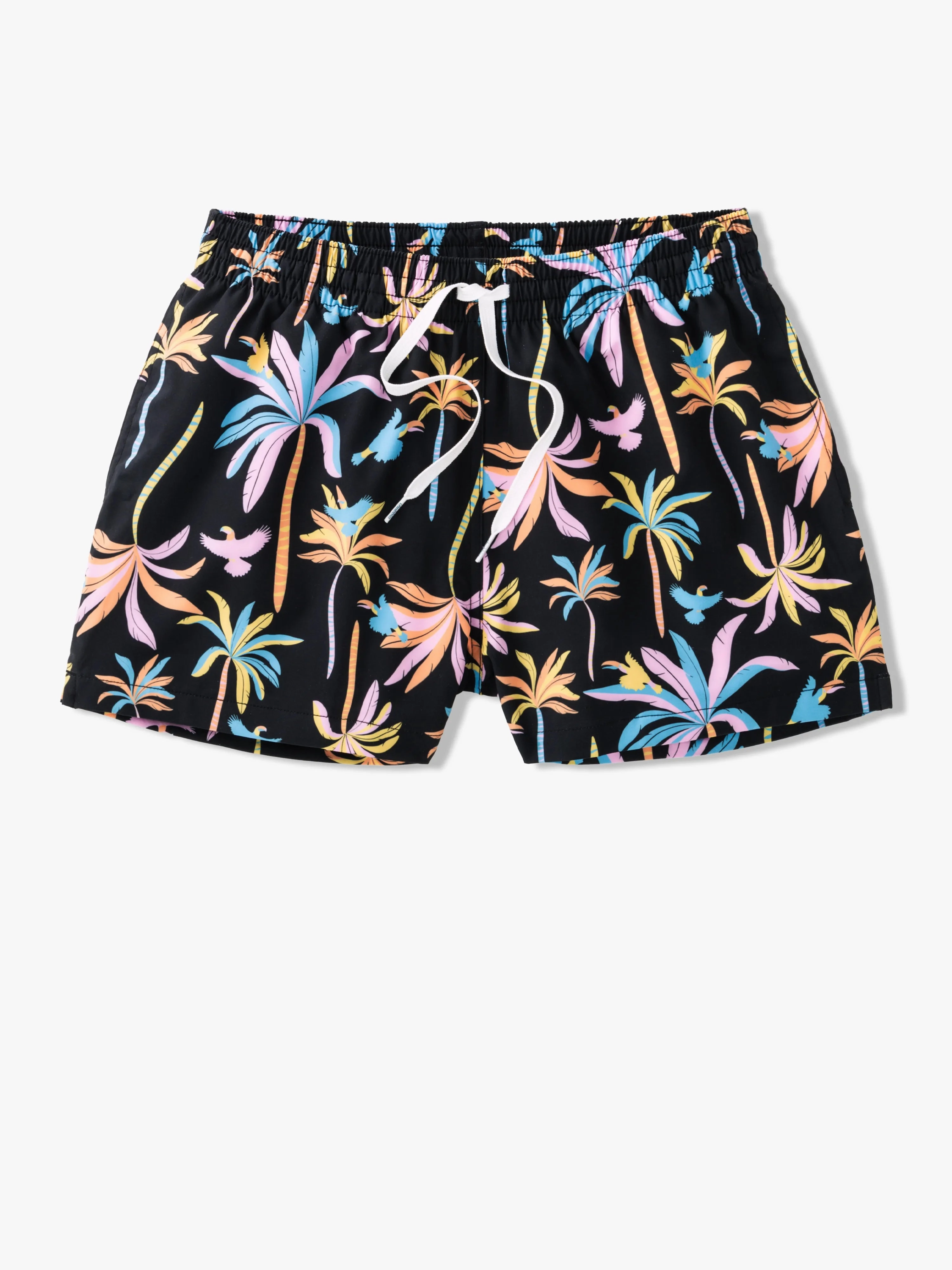 The Black Light Nights 4" (Classic Lined Swim Trunk)