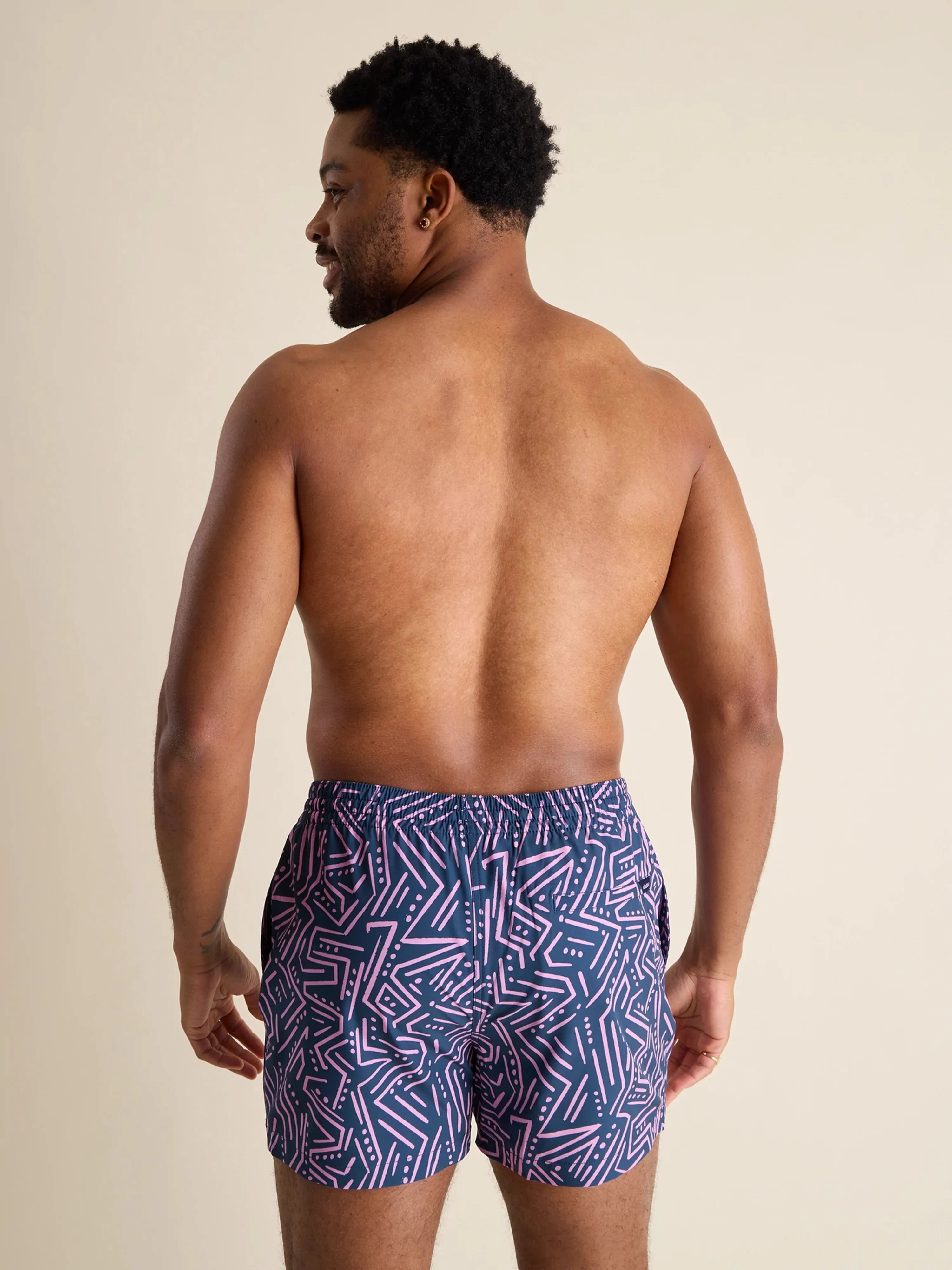 The Dark Marzipans 4" (Classic Lined Swim Trunk)