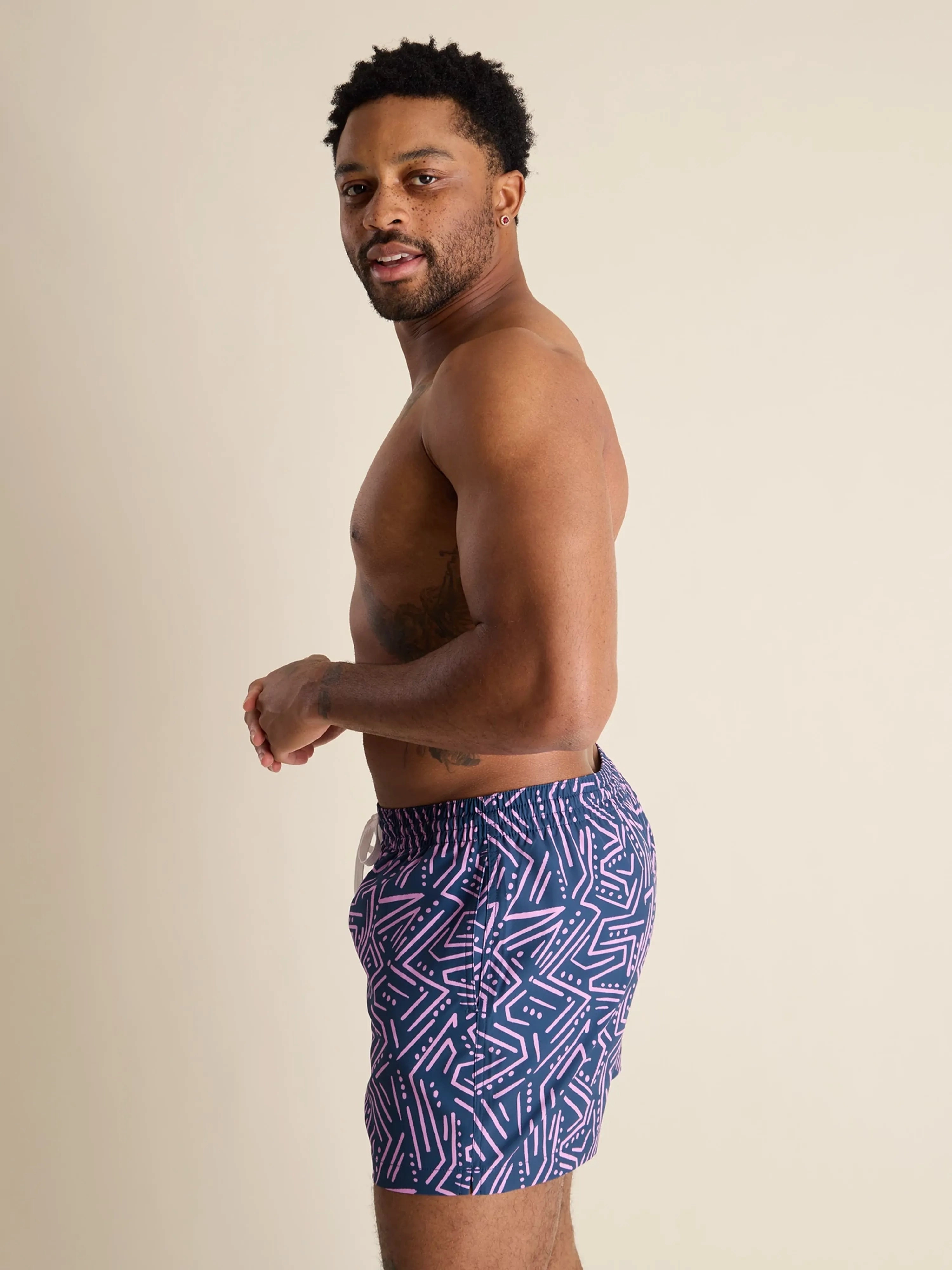 The Dark Marzipans 4" (Classic Lined Swim Trunk)
