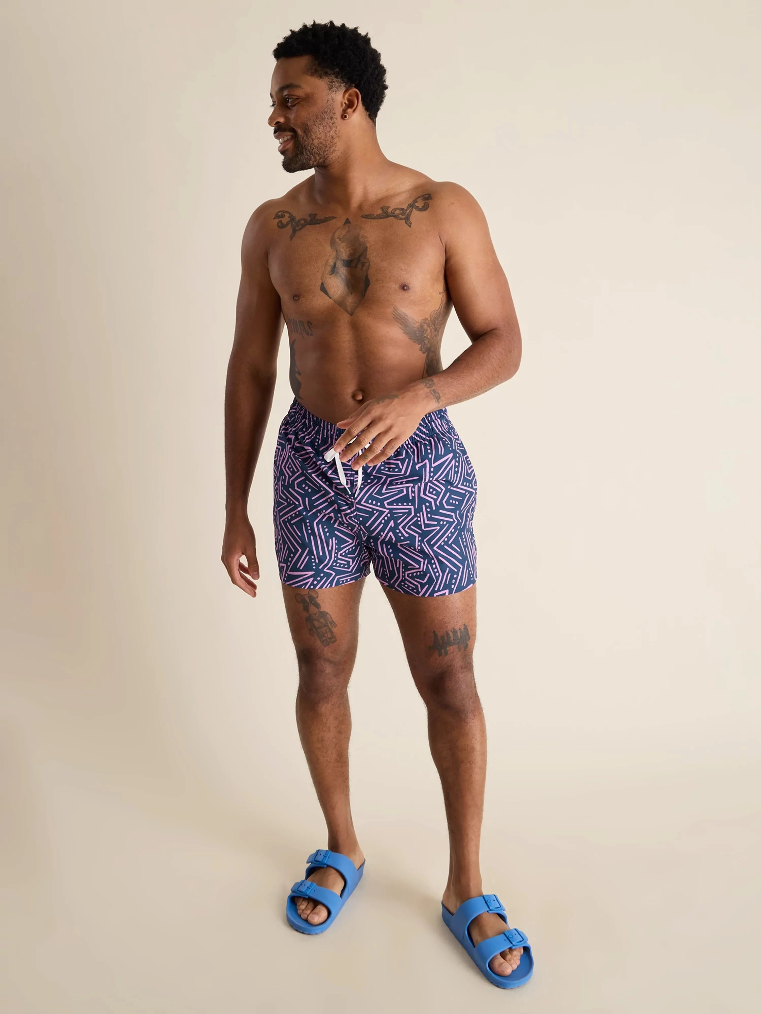 The Dark Marzipans 4" (Classic Lined Swim Trunk)