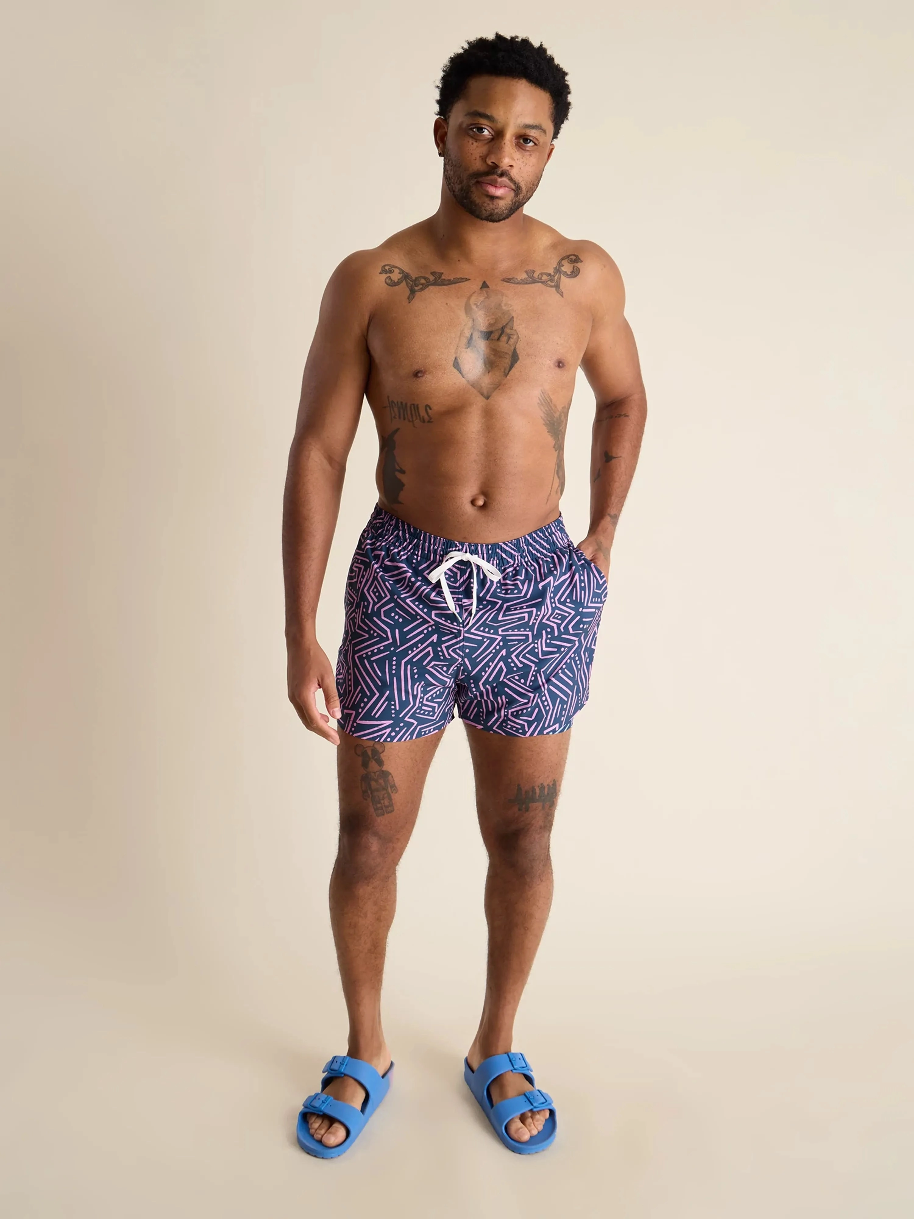 The Dark Marzipans 4" (Classic Swim Trunk)