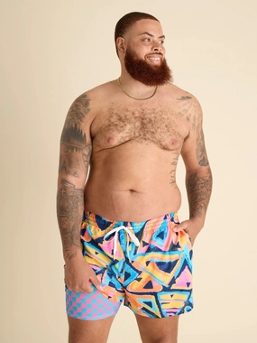 The Exploding Nachos 4" (Classic Lined Swim Trunk)