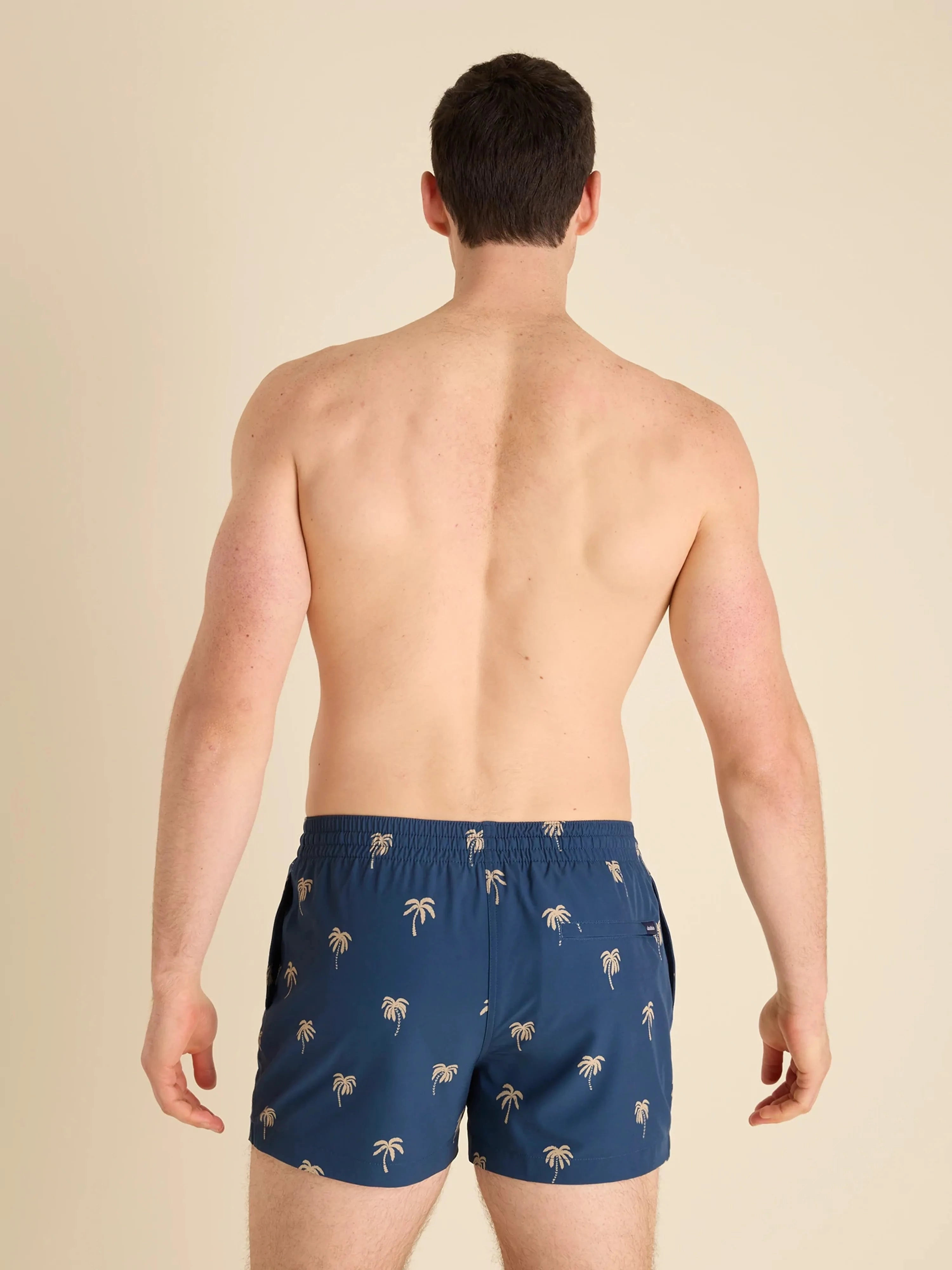 The Midnight Palms 4" (Classic Swim Trunk)