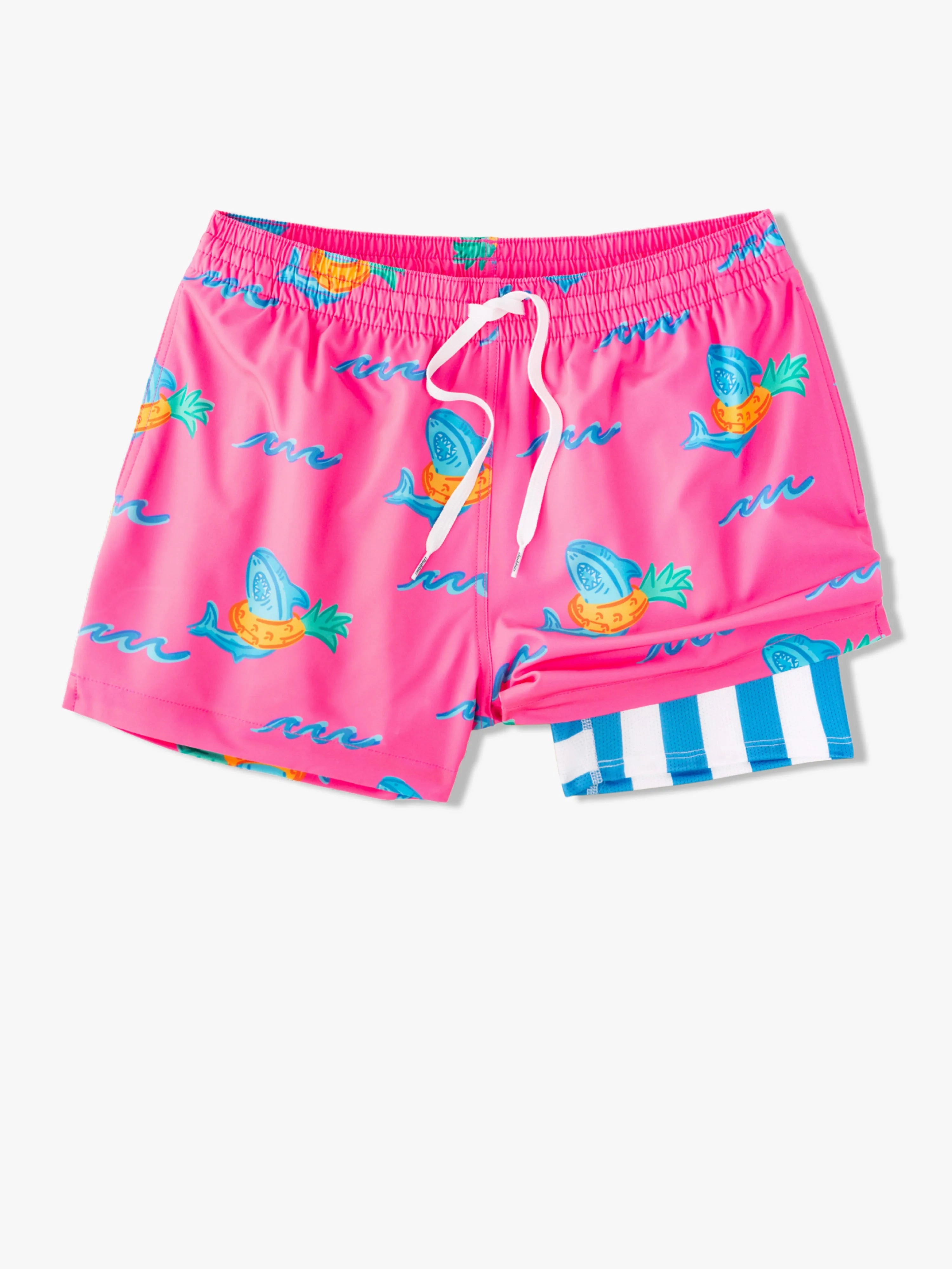 The Pineapple Floaters 4" (Classic Lined Swim Trunk)