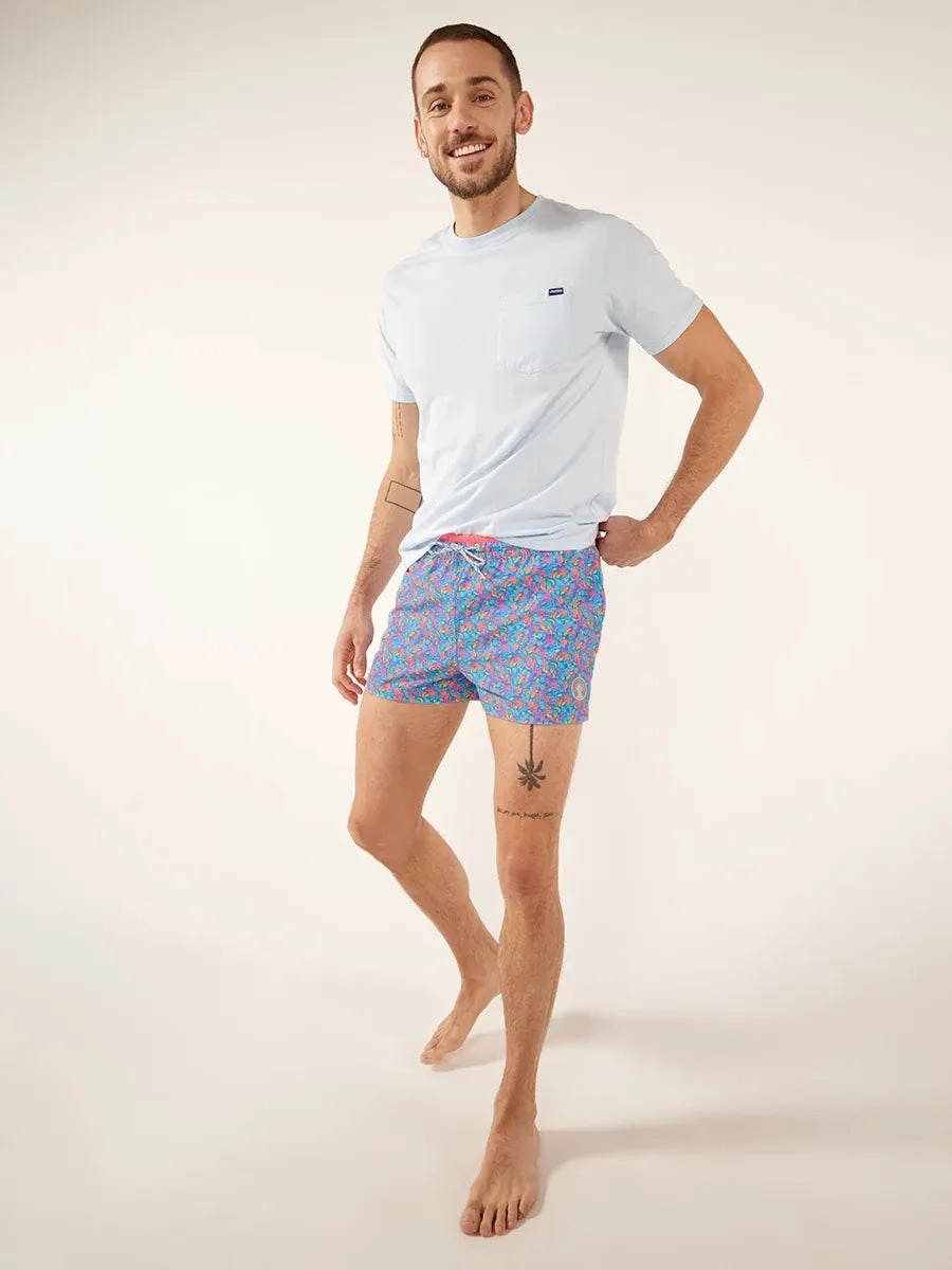 The Spades 4" (Classic Lined Swim Trunk)