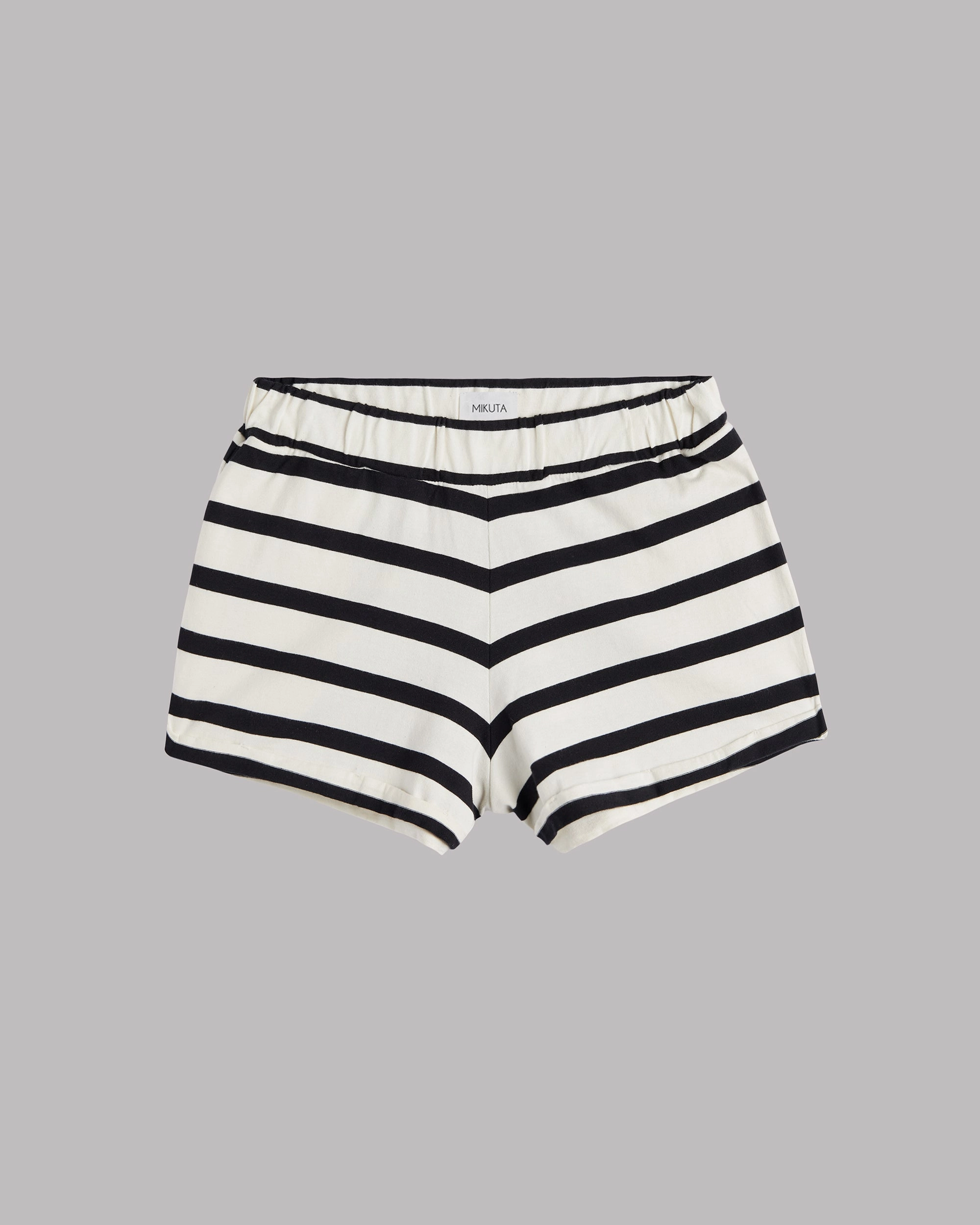 The Striped Cotton Shorts