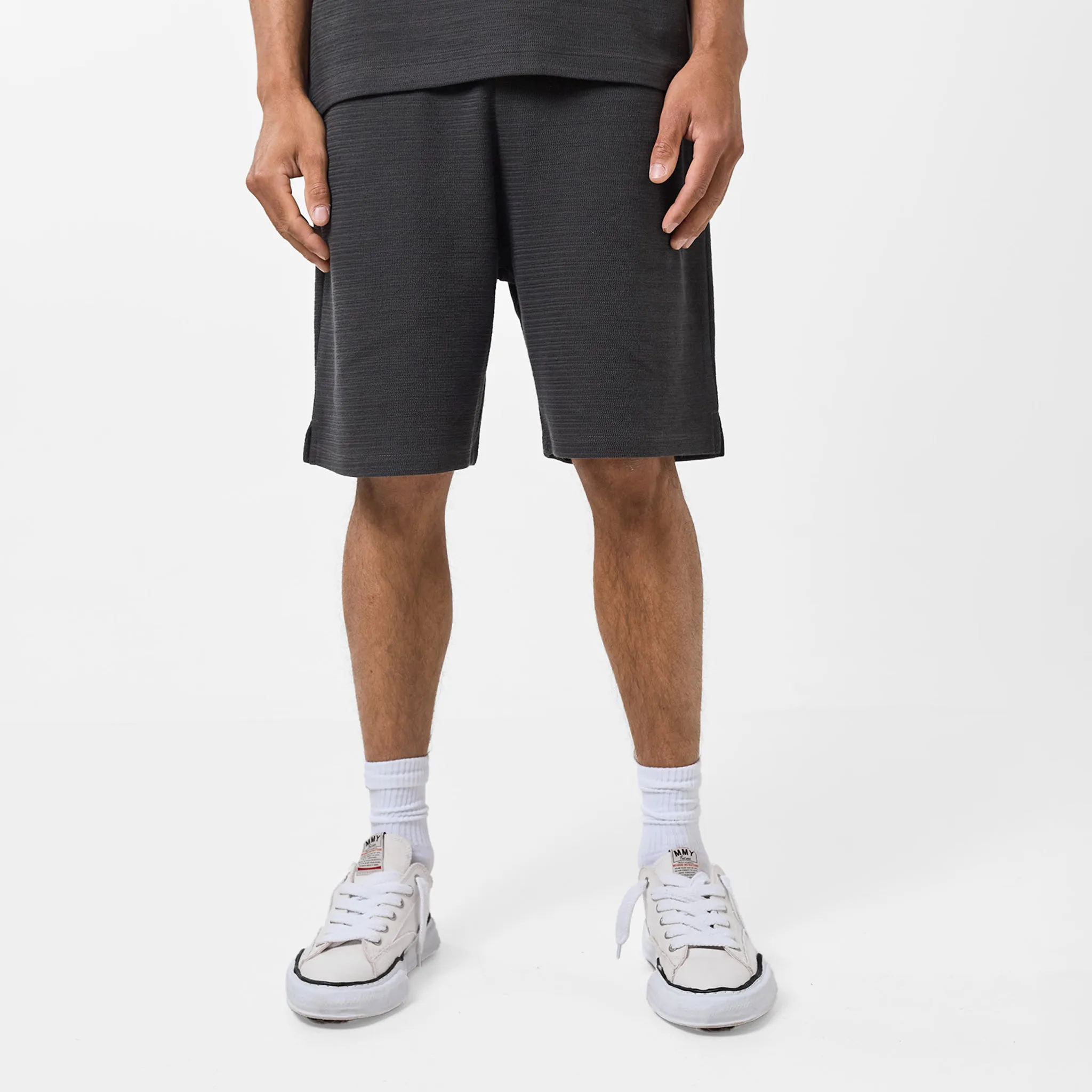 Tonal Knitted Short | Black
