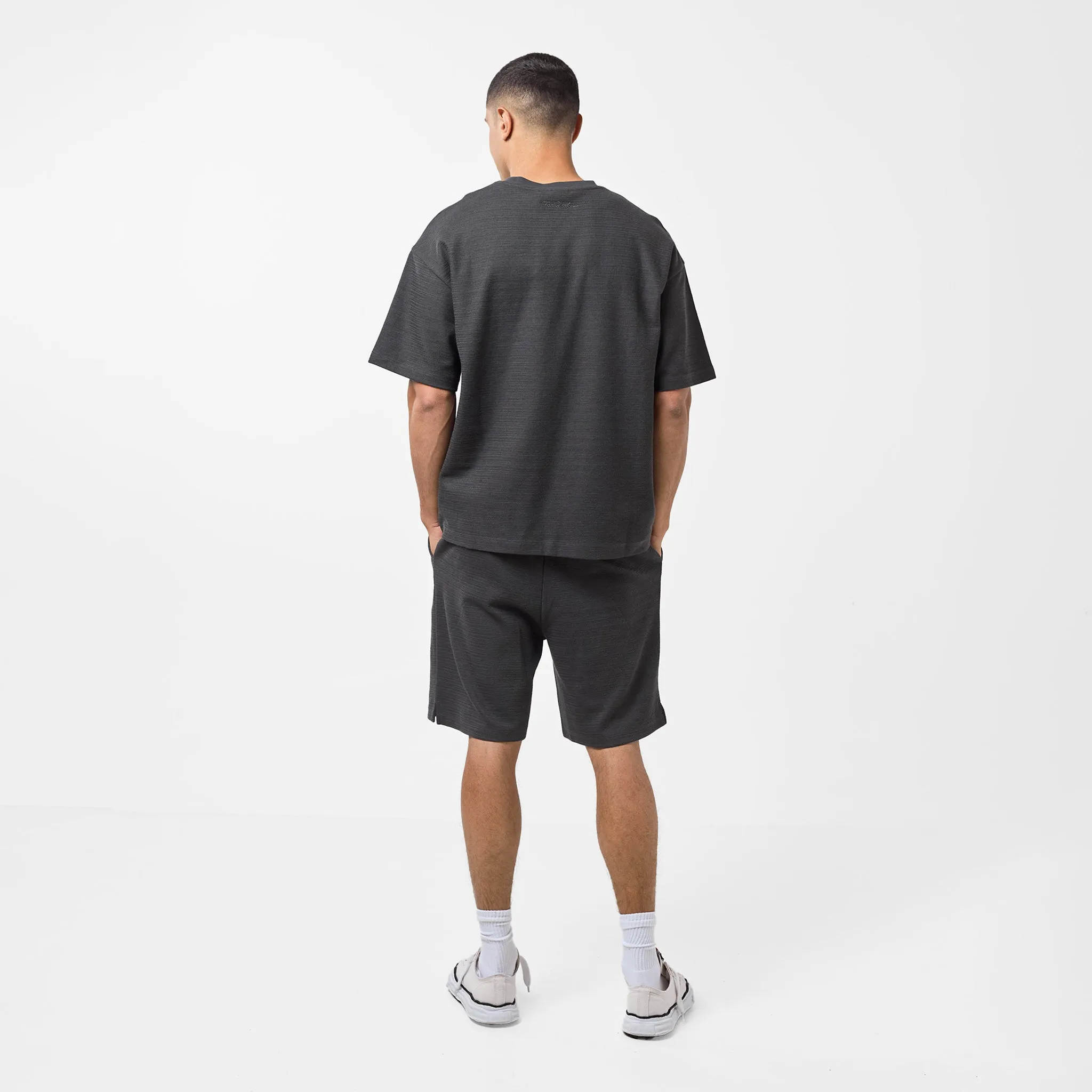 Tonal Knitted Short | Black