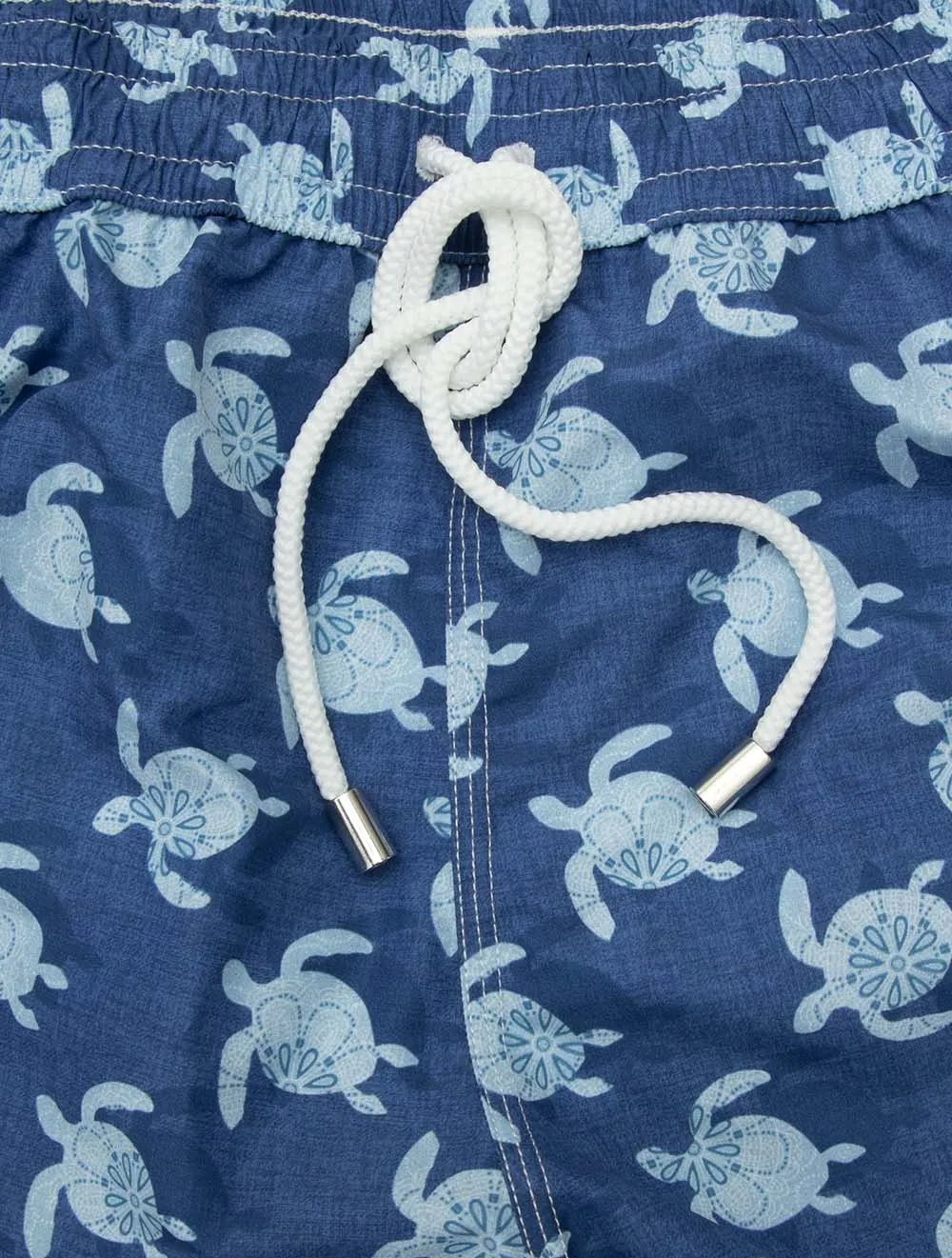 Turtle Print Swimwear Blue