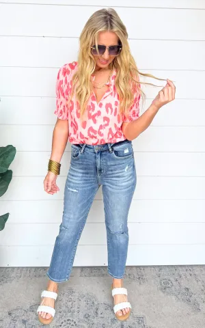 Vintage Washed Straight Leg Jeans | Risen - Final Sale