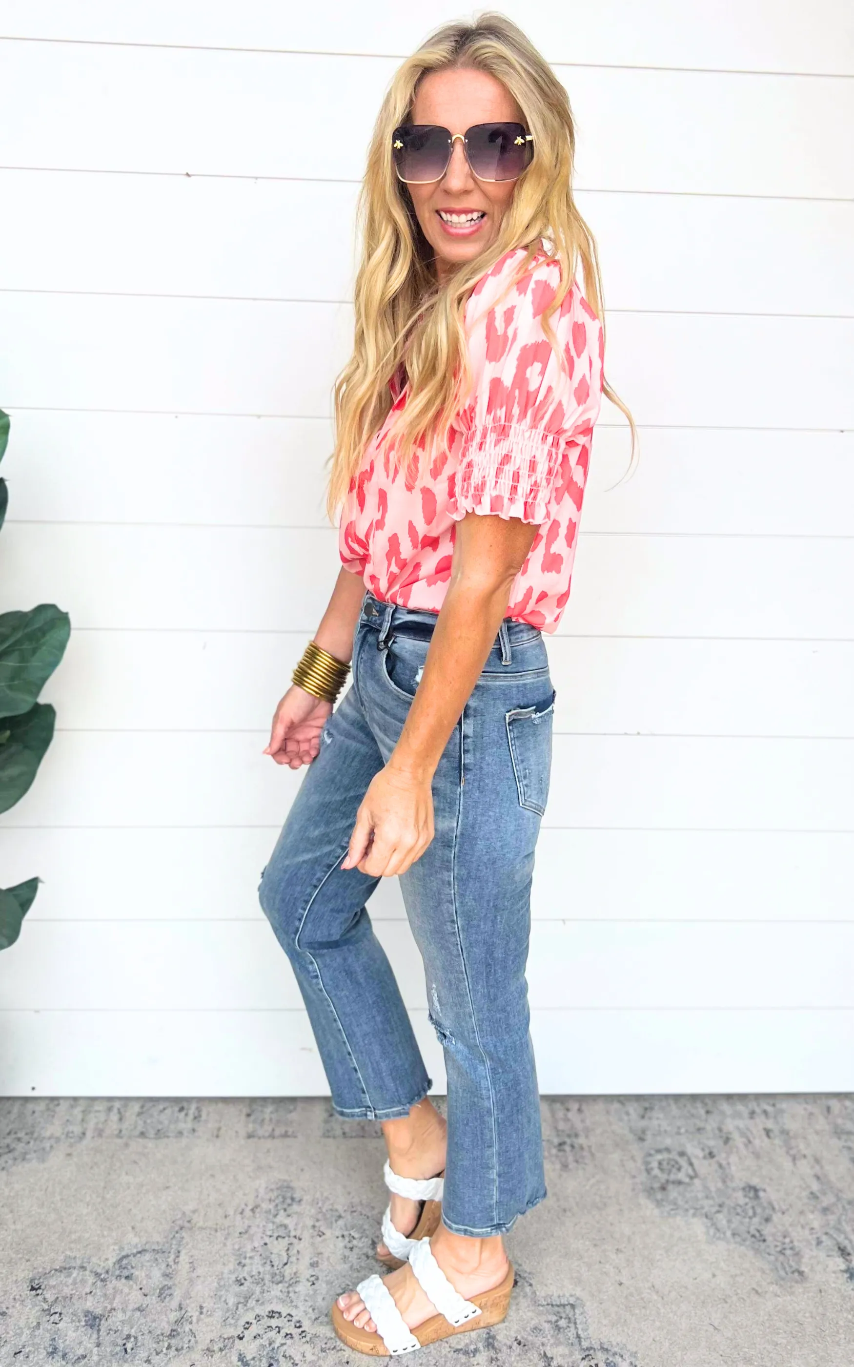 Vintage Washed Straight Leg Jeans | Risen - Final Sale