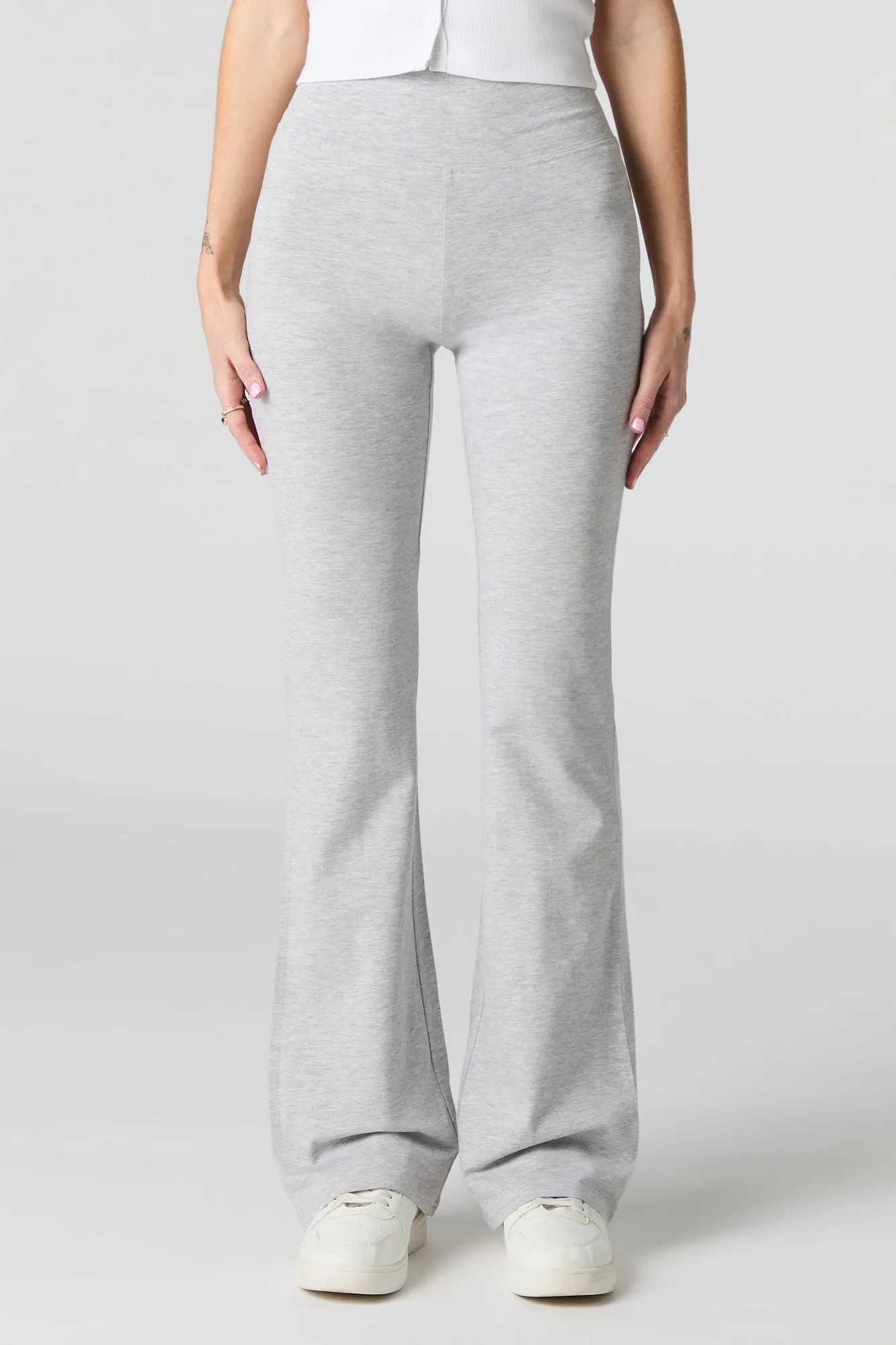 Wide Waist Flare Pant