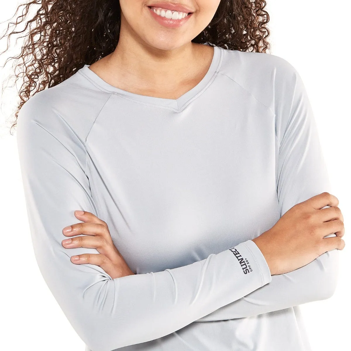 Women's Bosun V-Neck Long Sleeve Tee | Slate Grey