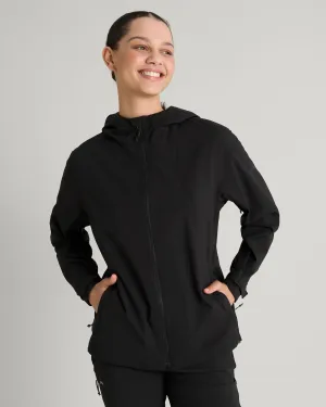 Women's Trailhead Stretch 2.5-layer Rain Jacket - Black Stingray