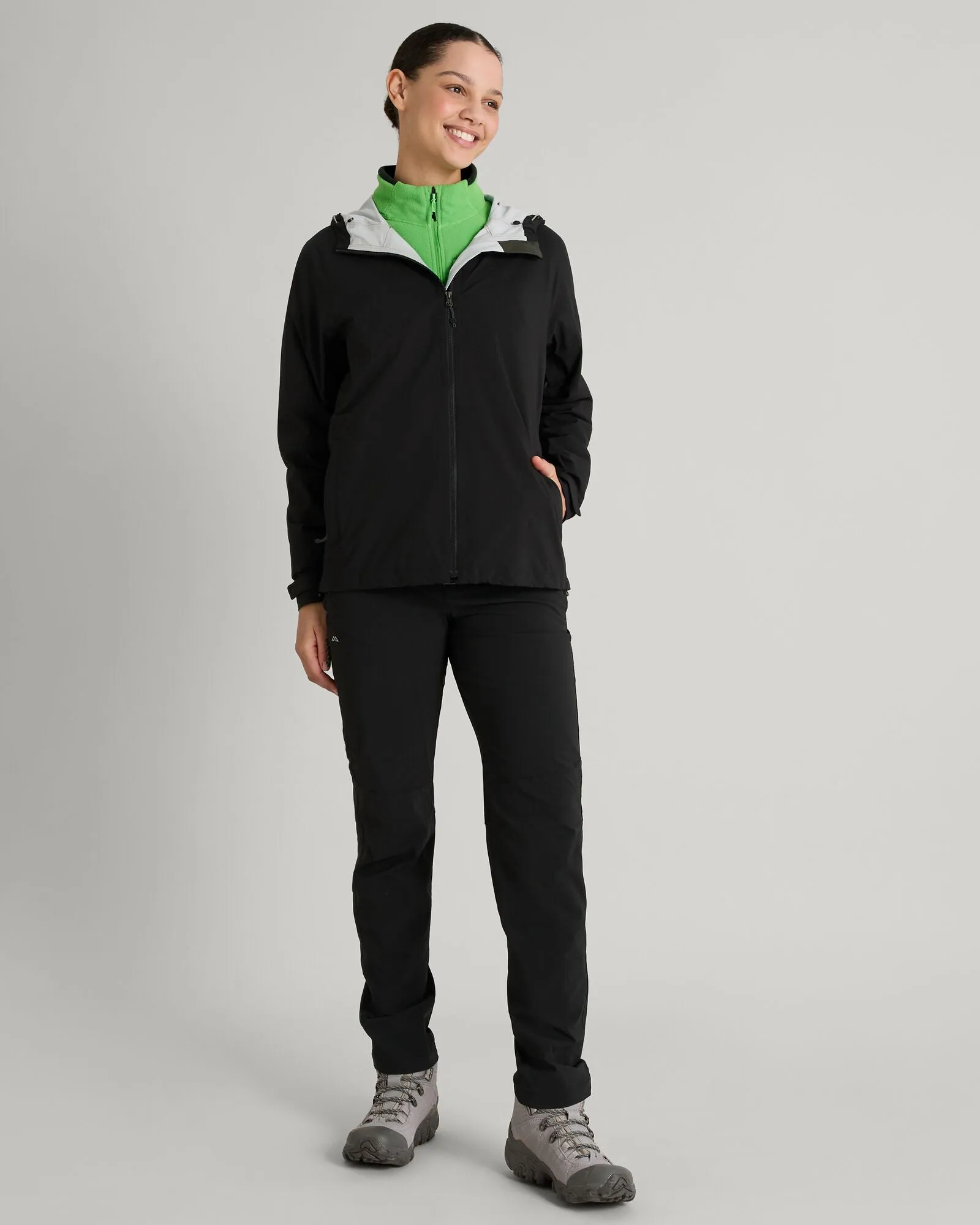 Women's Trailhead Stretch 2.5-layer Rain Jacket - Black Stingray