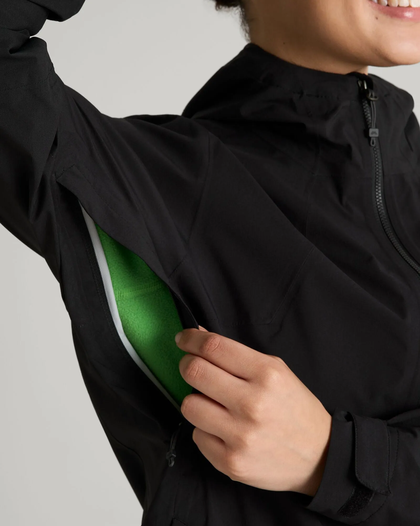 Women's Trailhead Stretch 2.5-layer Rain Jacket - Black Stingray