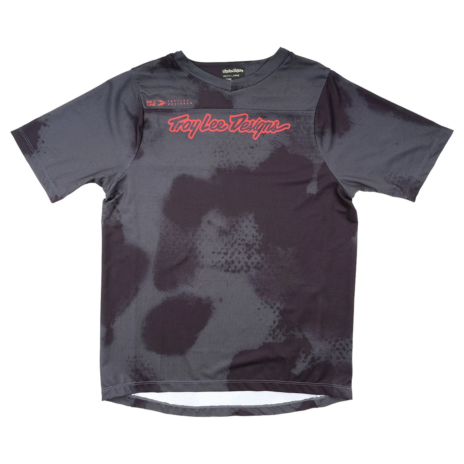 Youth Skyline Short Sleeve Jersey Flared Carbon