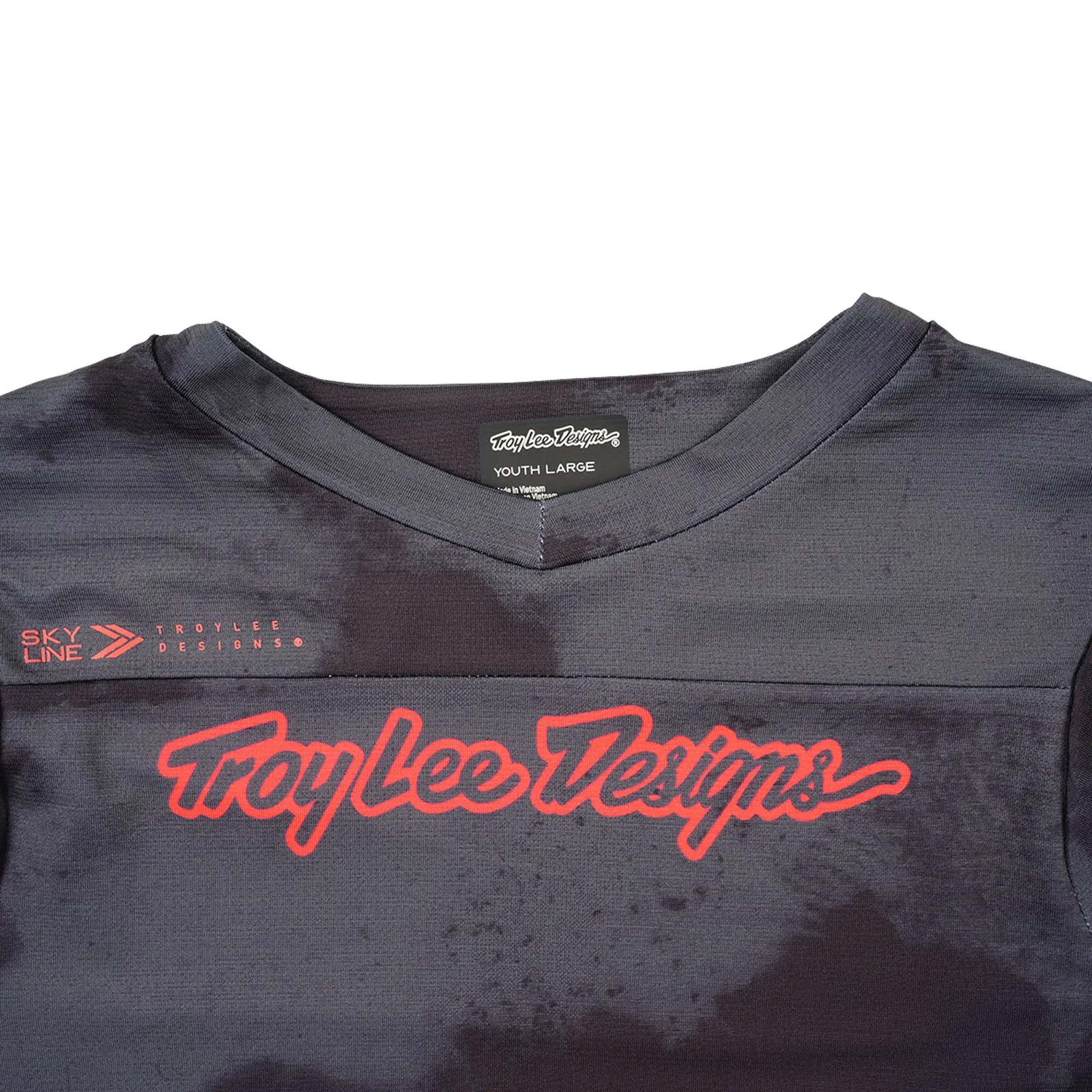 Youth Skyline Short Sleeve Jersey Flared Carbon